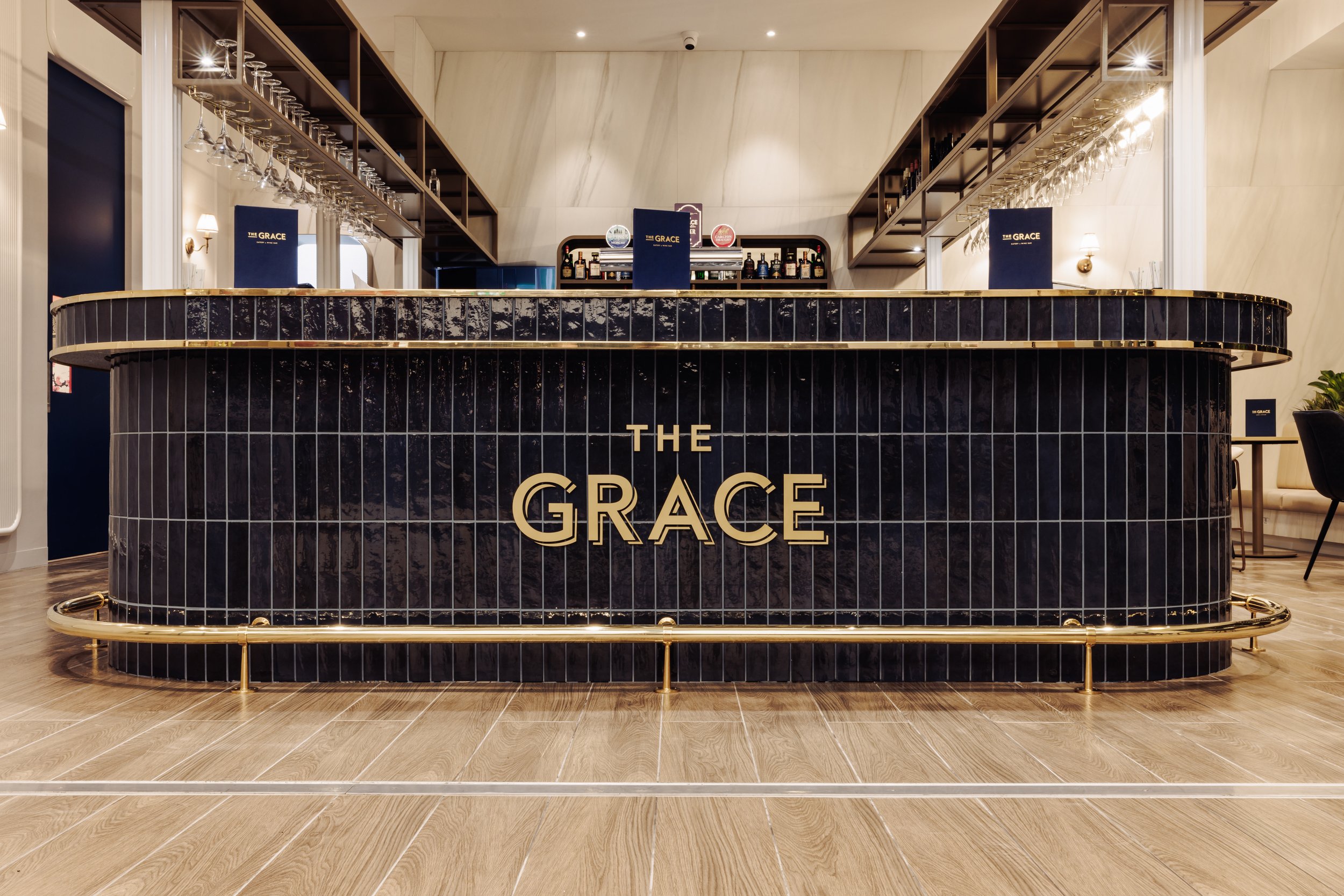 Detailed interior finishes at The Grace